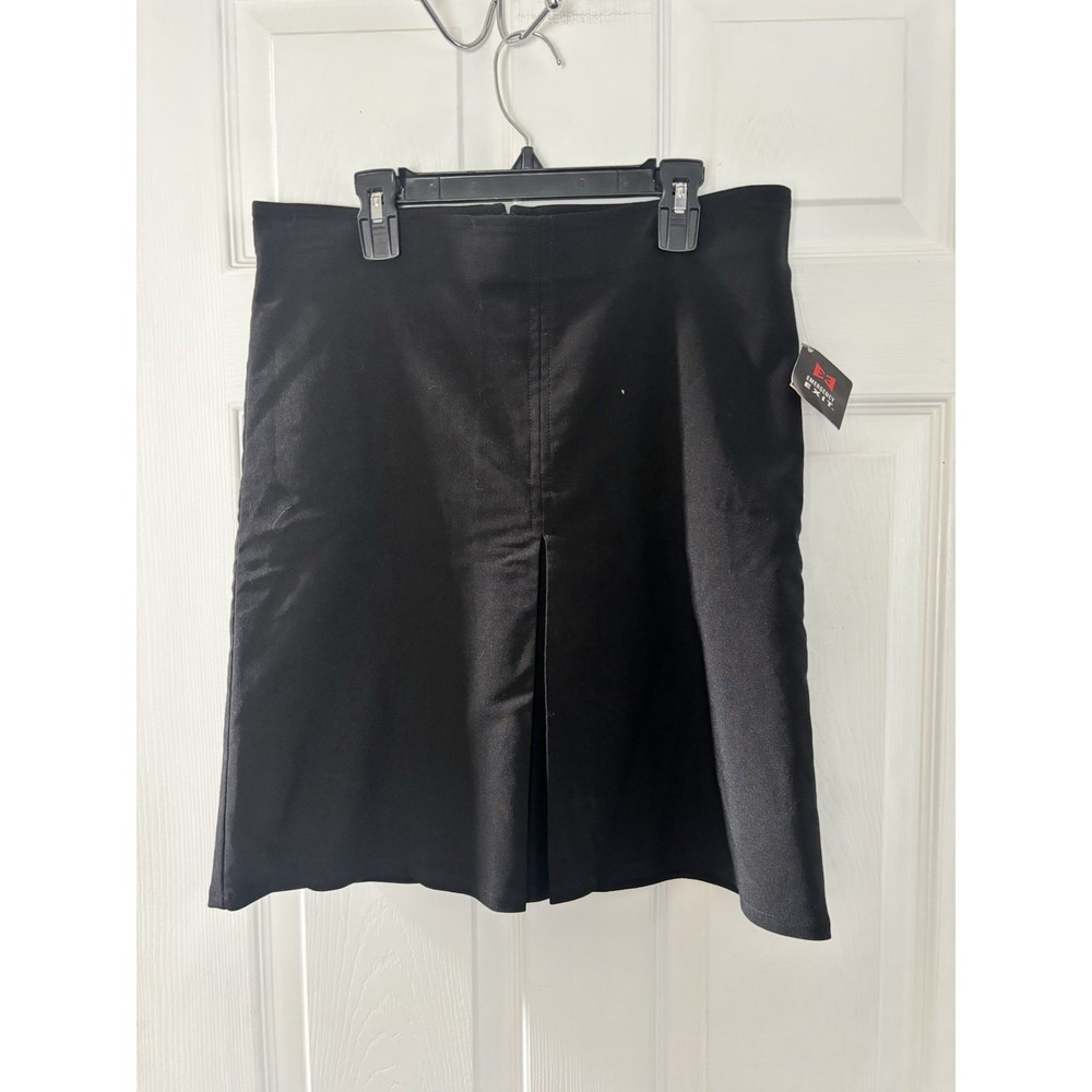 Vintage Emergency Exit A-Line Skirt Sz 11 (30x20) Front Kick Pleat NEW NWT